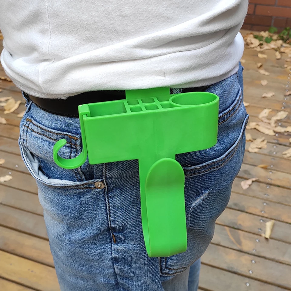 Hardware Tool Bag Electrician Tool Holder Belt Professional Eletric Tools Bag Waist Pocket  Plastic Waist Tools Hook