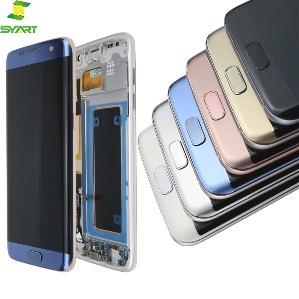 Original para Samsung Display de Toque Digitador da Tela Assembléia para Samsung Tela Galaxy Borda G935 G935f G935fw Lcd s7 1 Cheap LCDs de celular