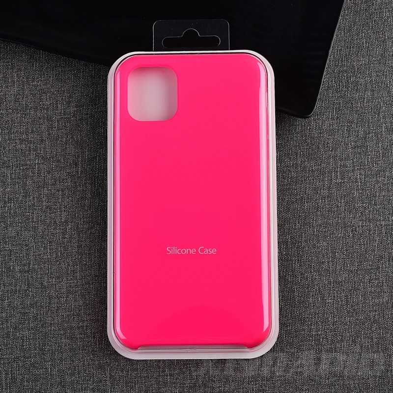 Жидкий силиконовый чехол для телефона для Apple iphone 11 Pro X XS Чехлы для MAX Xr для iphone 7 6s 6 8 Plus Xr X с логотипом задняя крышка - Цвет: Firefly Rose