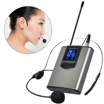 

Sensitive Public Speaking UHF Professional Wireless Microphone Receiver Transmitter Stable Signal Lapel Headset Hands Free
