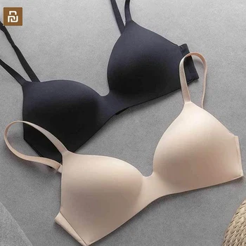 

2019 Youpin technology without steel ring one-piece bra gathered breathable polyurethane resin female sexy bra
