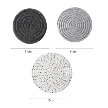 

Kitchen Potholders, Large and Small Kitchen Insulation Placemats, Each Set of 3 Thermo Coasters, Insulation