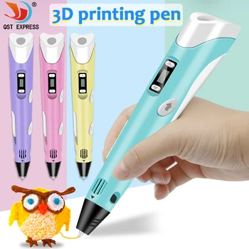 

DIY 3D Pen Original DIY 3D Printing Pen With 100M ABS PLA Filament Creative Toy Gift For Kids Design Drawing