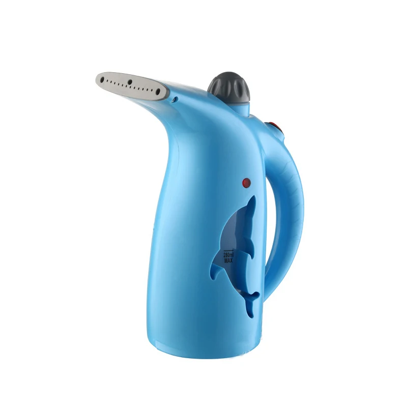 New Portable Garment Steamer 280ml Large Capacity Cloth Steam Iron Multifuntional Handheld Facial Steamer PP Plastic Humidifier - Цвет: Blue
