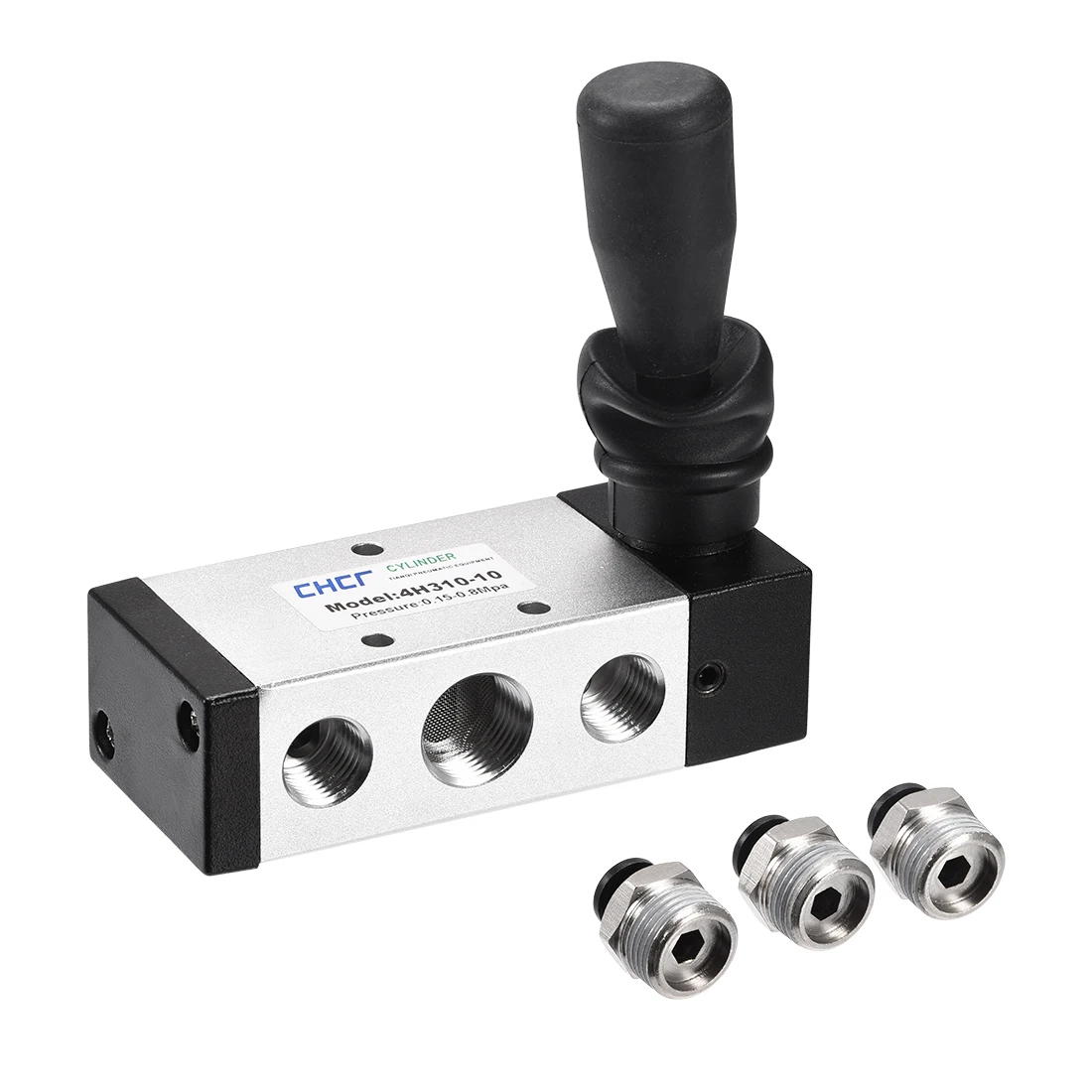 Ручной Соленоидный клапан uxcell, 2 положения, 5 вариантов, 3/" PT резьба, воздушный ручной рычаг, управляемый клапан с 6 мм OD соединением