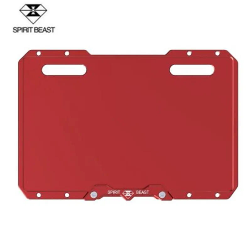 

SPIRIT BEAST Aluminum Alloy License Plate Frame Motorcycle Universal License Plate Border Motocross Decoration