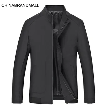 

Autumn Men Plus Fat Plus Yili Collar Business Leisure Coat Male Fat Man Jacket