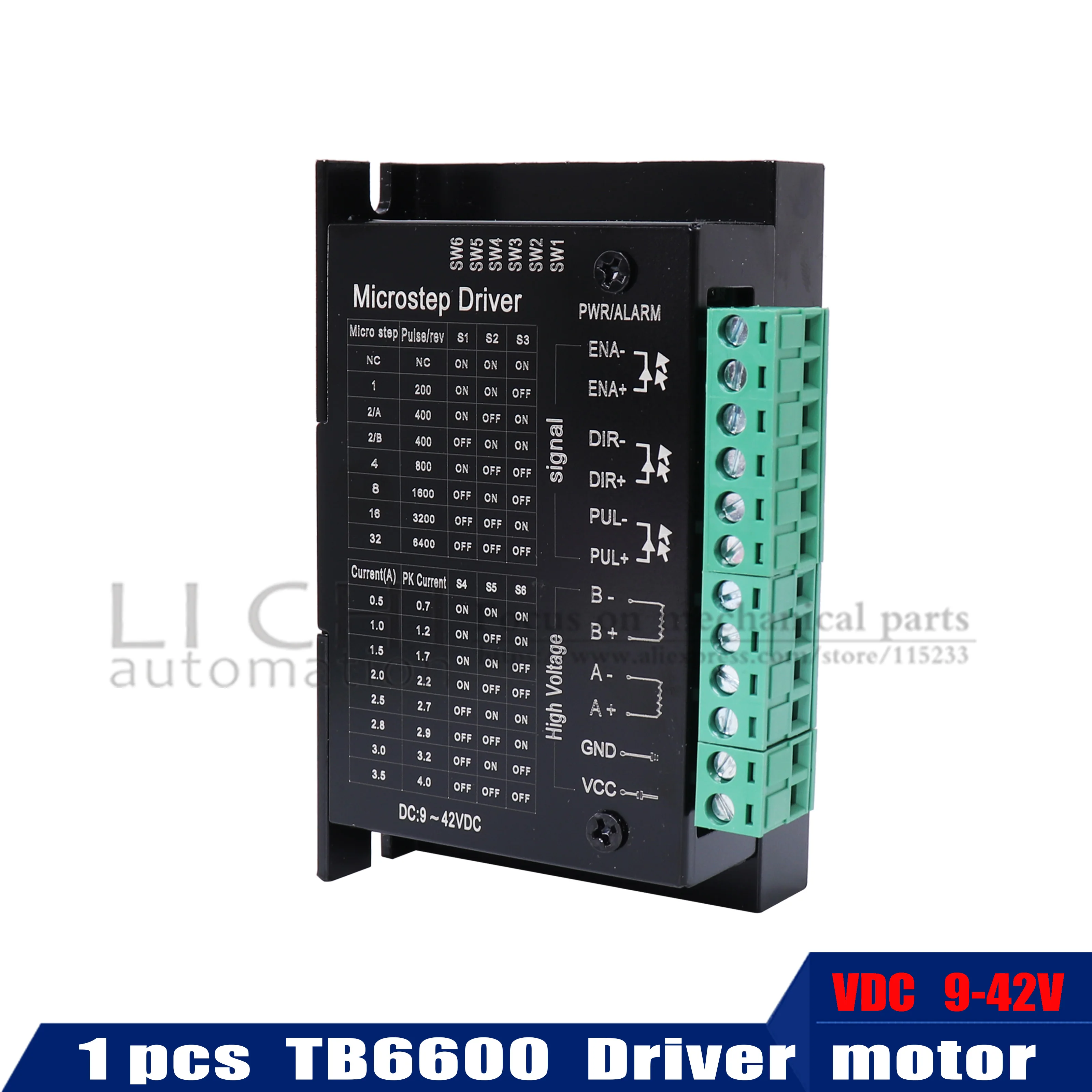 Бесплатная доставка обновленный шаговый двигатель TB6600 s109aftg драйвер 2 фазного 9