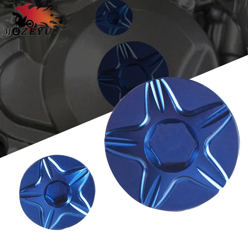 

Motorcycle Accessories CNC Aluminum Frame Hole Cover For YAMAHA YZ 250F 450F 2014-2016 2015 YZ250FX 2015-2016 WR250F Plug Cover