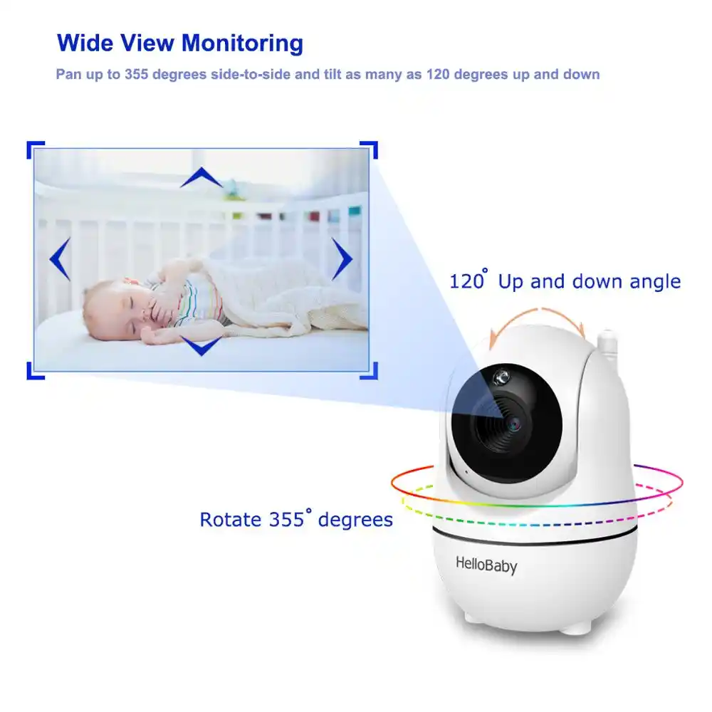 hellobaby 3.2 inch video baby monitor