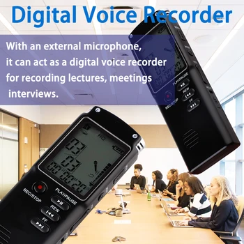 

Professional Smart Digital Voice Recorder Portable Hidden HD Sound Audio Telephone Recording Dictaphone MP3 Recorder