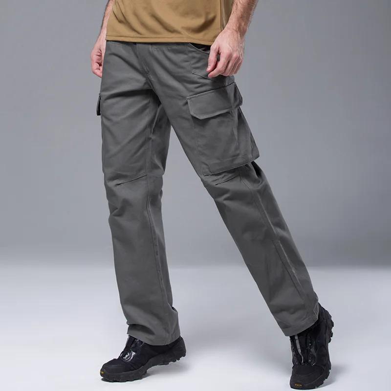 Gray green Износостойкие дышащие водонепроницаемые быстросохнущие повседневные брюки мужские армейские брюки в Военном Стиле мужские тактические походные Мужские штаны - Цвет: Gray green