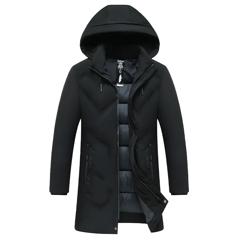 

Loldeal Men's Winter Thicken Cotton Parka Jacket with Removable Hood