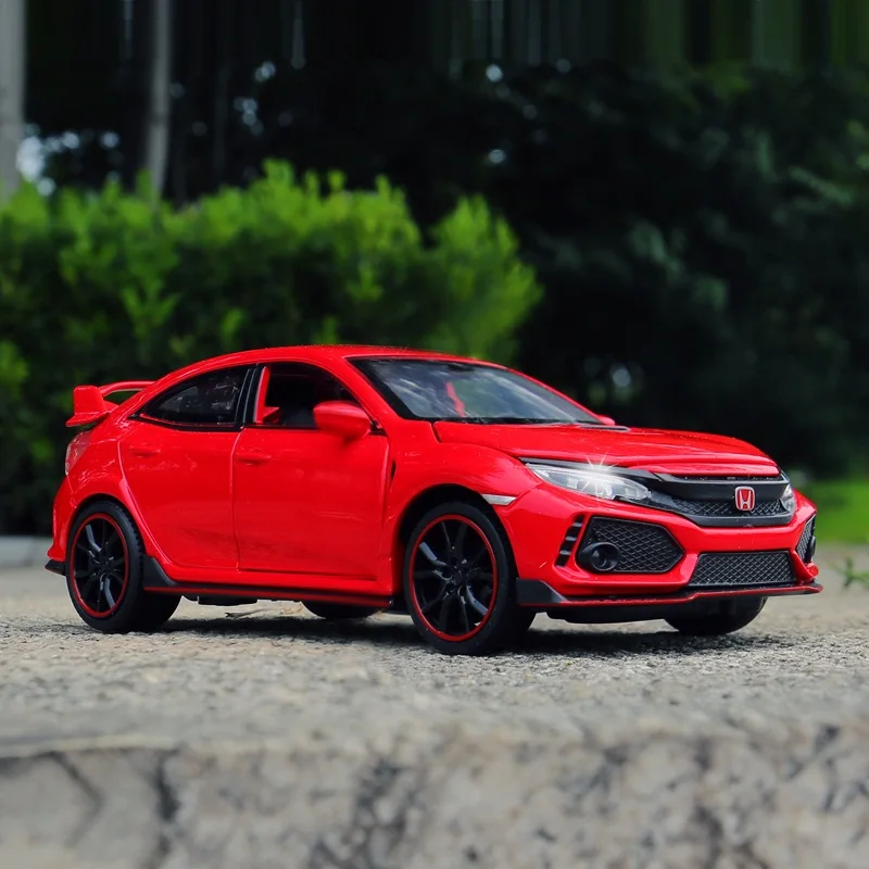 Точная имитация эксклюзивный Diecasts& Toy Vehicles: MINIAUTO автомобильный Стайлинг Honda Civic Тип R 1:32 Сплав литье под давлением модель лучшие подарки