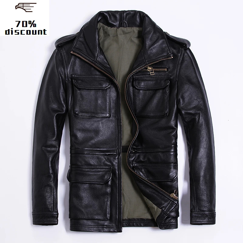 Удлиненная Кожаная Куртка Мужская Купить