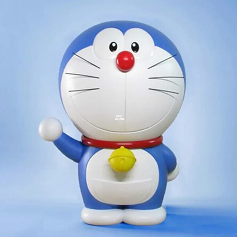 3" Doraemon статуя Pokonyan бюст мультяшное украшение полная длина портрет креативное Искусство ремесло анимационная фигурка GK игрушечная коробка 75 см V359