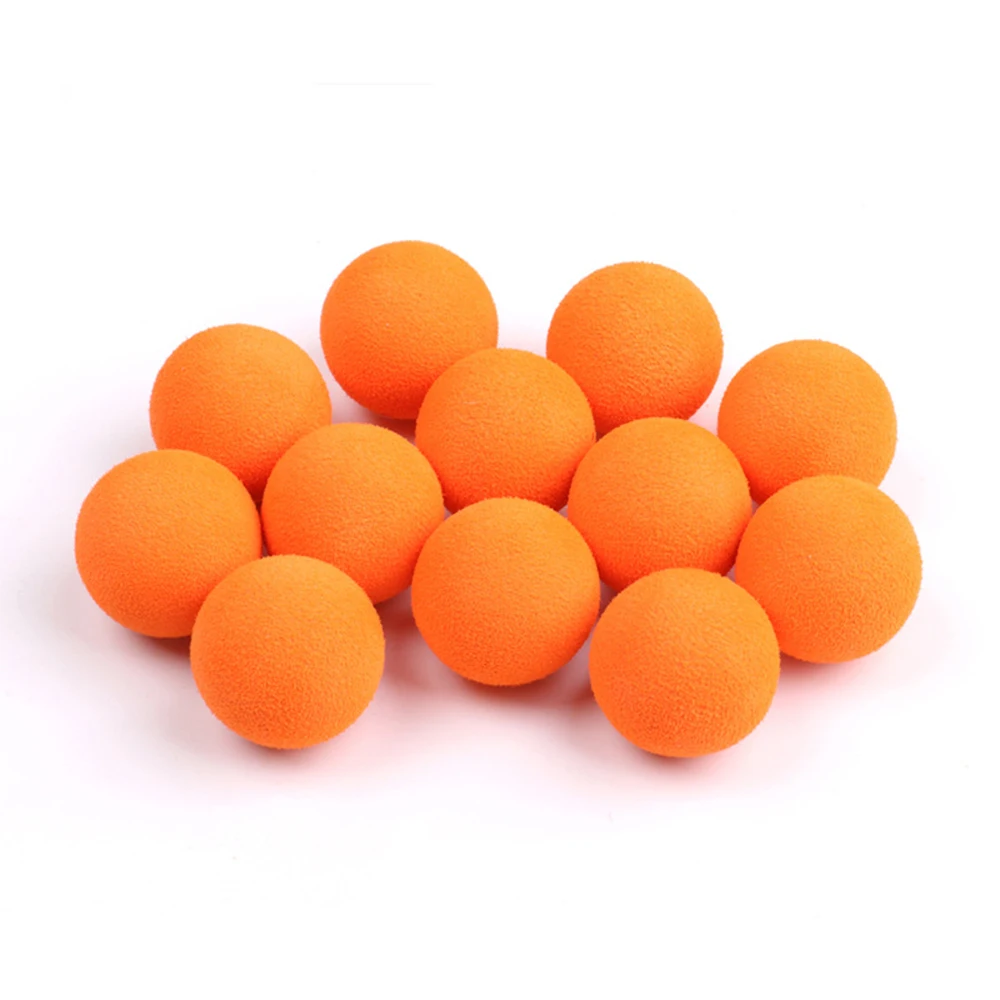 

BYY 12pcs 2.8cm Boys Fight Toy Guns and Plants vs Zombie Pneumatic Soft Bullet Color EVA Ball Children's Birthday Gift
