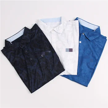 

2020new spring men golf shirt short sleeve quick dry turndown collar lady golf clothing