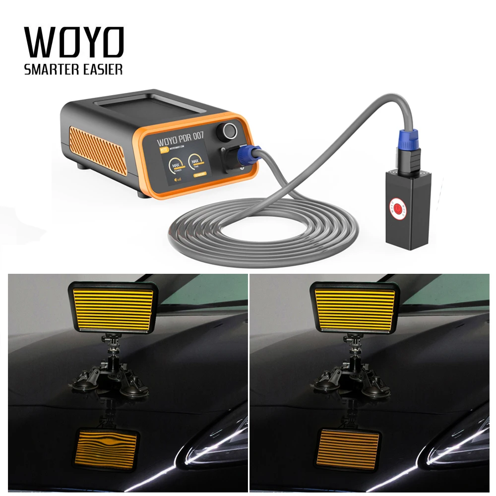 WOYO PDR007 OBD2 Профессиональный автомобильный инструмент для ремонта краски вмятин, инструмент для удаления железных вмятин, набор для удаления вмятин, гаражный набор, инструменты из листового металла