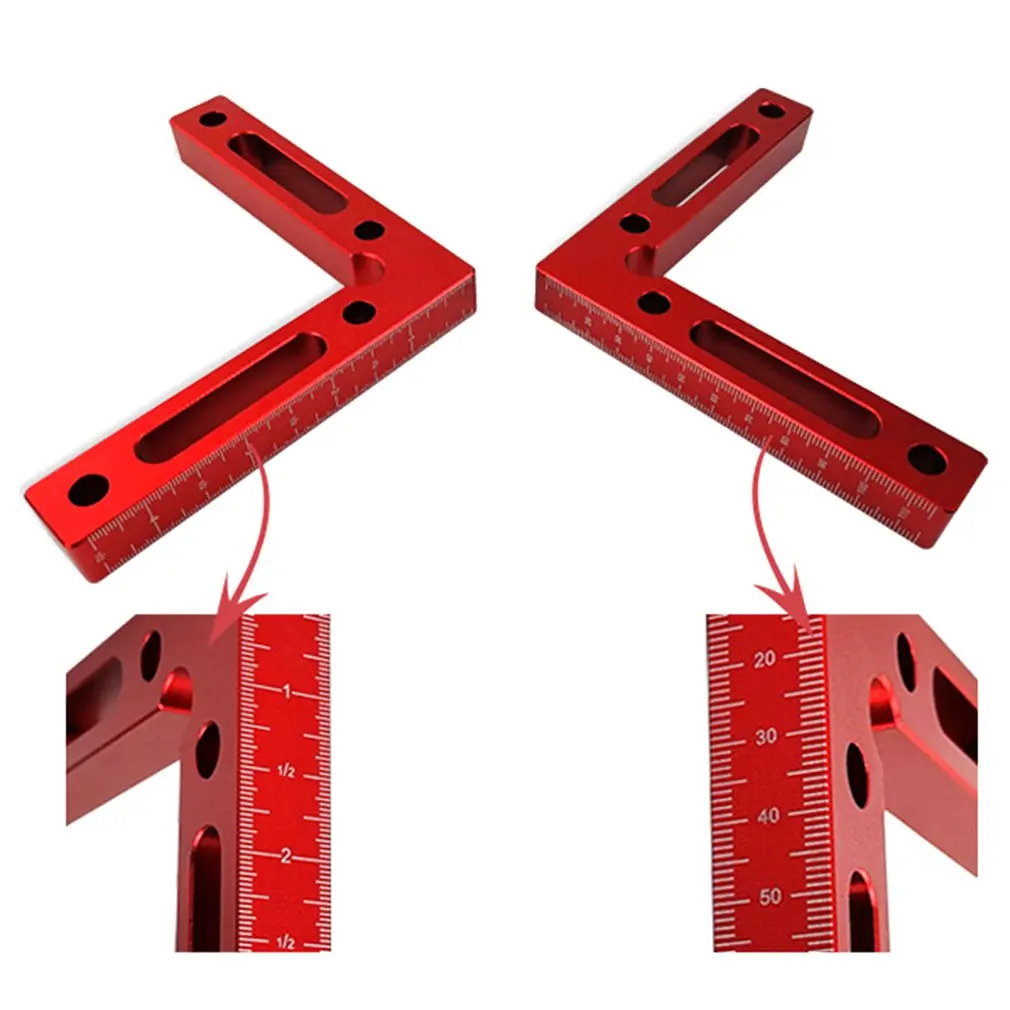 Surobayuusaku Precision Woodworking Tools 120mm L-Squre Minisquare Mini Clamping Squares Measurement Tool 90 Degree Positioning Squares