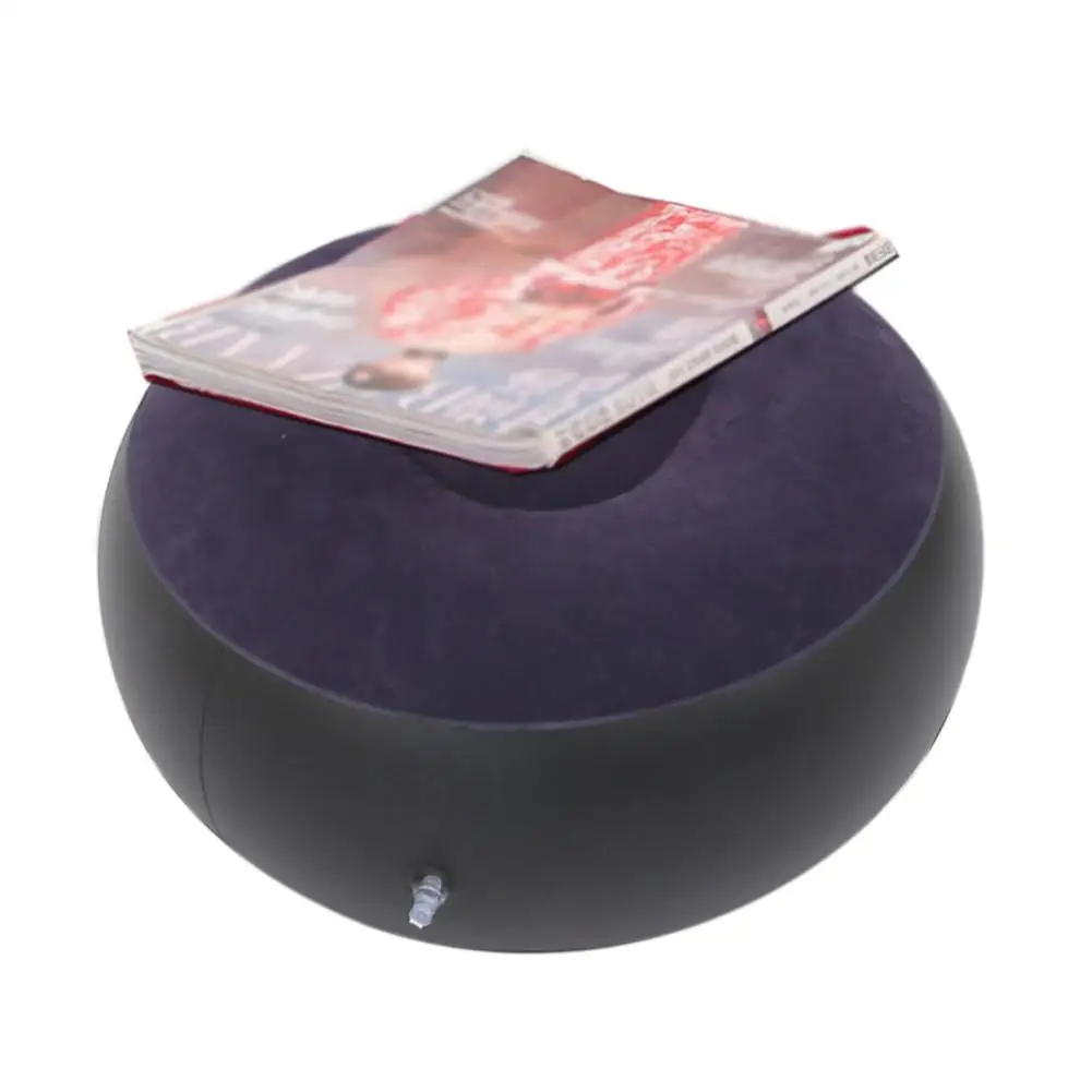 Надувной матрас ленивый диван шезлонг удобные ноги табурет Отдых один Beanbag для дома и наружного использования