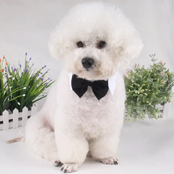 

1PC Pet Puppy Dogs Adjustable Bow Tie Collar Necktie Bowknot Bowtie Holiday Wedding Decoration Accessories New
