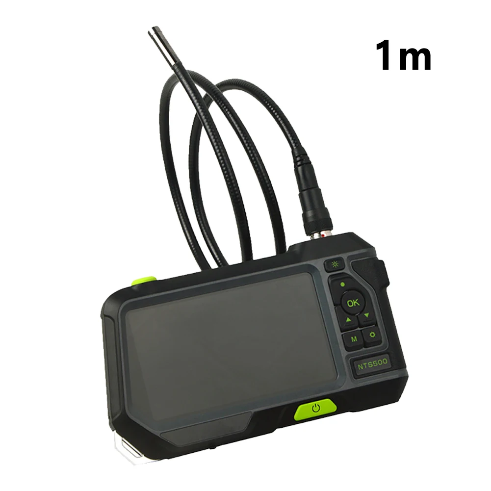 Светодиодный светильник 5 дюймов Камера для осмотра 1280x720 ips экран Автомобильный датчик инструмент ремонт эндоскоп HD разрешение 3500 мАч батарея водонепроницаемый