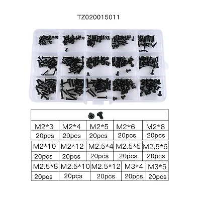 LUHUICHANG M2 M2.5 набор винтов для ноутбука, ноутбука, компьютера, электронный цифровой мини механический набор для ремонта оборудования - Цвет: TZ020015011