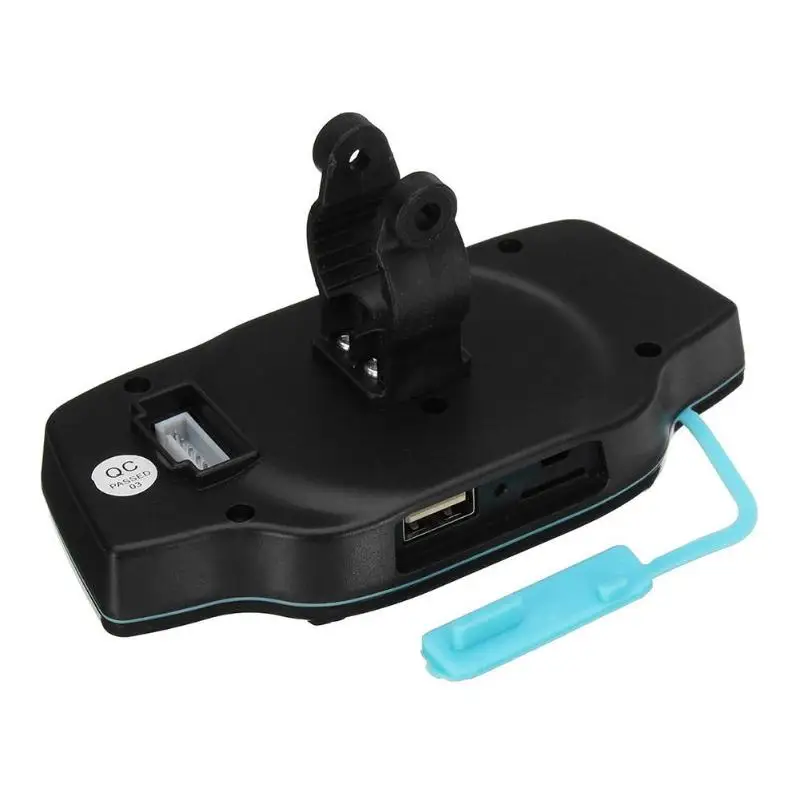 Мотоцикл Руль аудио Звуковая система Динамик Мотоцикл Скутер USB Bluetooth TF FM радио MP3 музыкальный плеер динамик s комплект