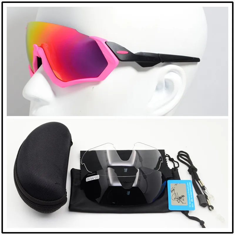 Для женщин и мужчин Велоспорт Поляризованные 3 линзы очки велосипедные очки для велоспорта Спорт на открытом воздухе бег солнцезащитные очки мотоциклетные Uv400