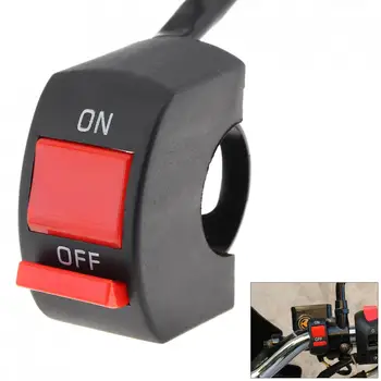 

Universal Motorcycle Handlebar Switch ON-OFF Button Headlight Flame Rollout Switch for Motorbike