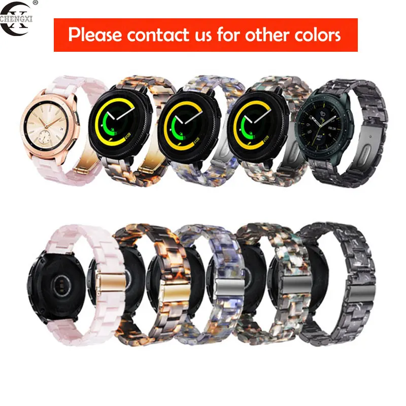 Other colours Полимерные полосы для gear S3 Classic/Frontier Huami GT 2,22 мм Универсальный браслет для samsung Galaxy 46 мм регулируемый ремешок аксессуары - Цвет ремешка: Other colours