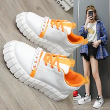 

Plus Size 43 New 2022 Women Shoes Fashion Sneakers Skateboard Shoes Lace-up Retro Woman Platform Shoes Ladies Casual Loafers