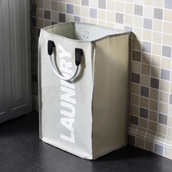 Oxford Cloth Folding Baby Clothes Dirty Laundry Basket with Handle Narrow Container Hamper Bath Child Toy Storage Bag Organizer