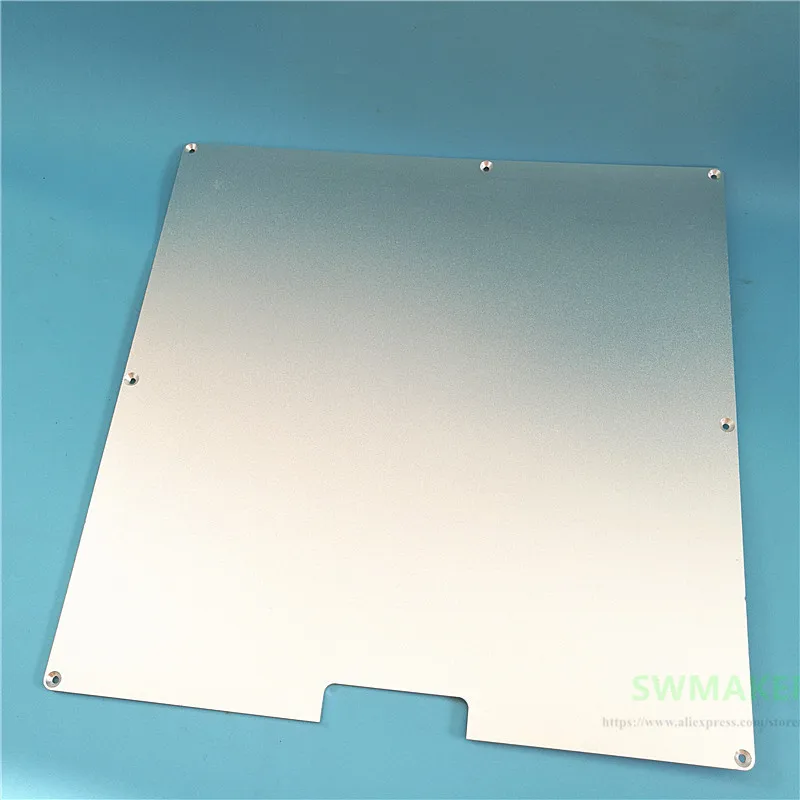 Aquecida de Alumínio 3mm da Placa da Construção de 330*330mm de Espessura para a Impressora Cama 330x330mm 3mm 3d - Imagem 3