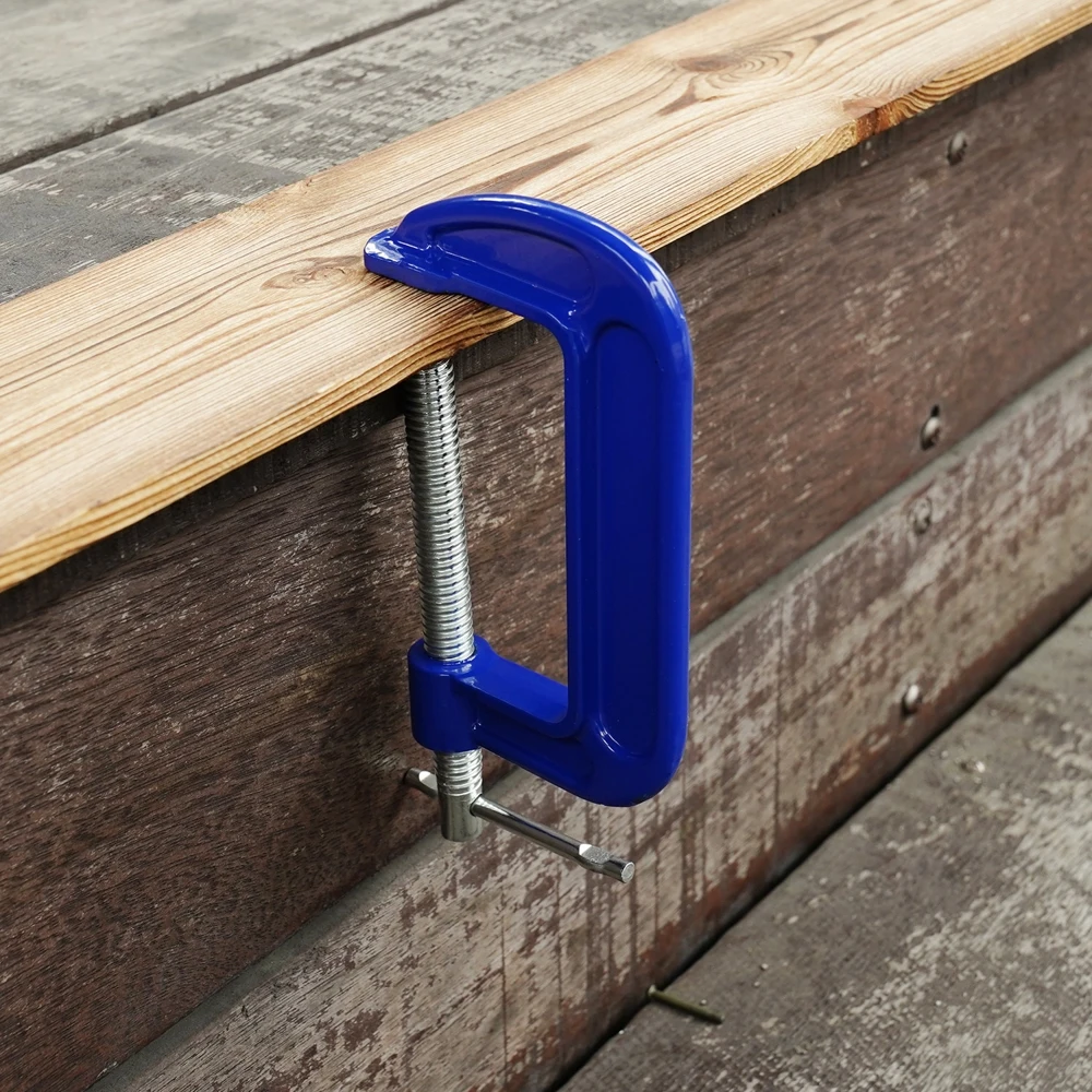 Зажим G-образные 100-мм 100-мм Deko GCL100 065-0630 крепежные элементы и аппаратные зажимы автомобильные инструменты аксессуары аксессуаров