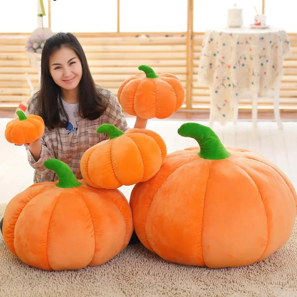 stuffed pumpkin toy
