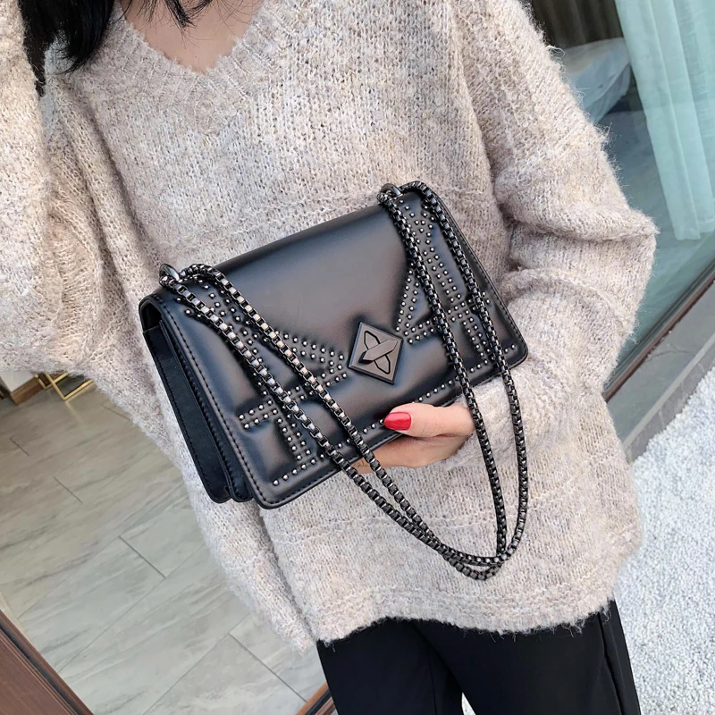 

Solid Color PU Leather Crossbody Bags For Women 2019 High Quality Casual Designer Shoulder Messenger Bag Lady Travel Handbags