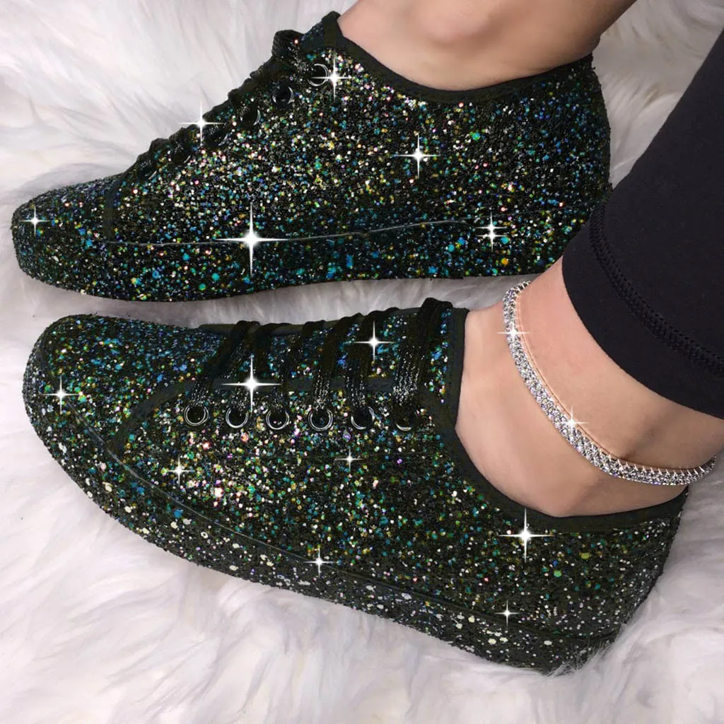 

Seqiun Flat Canvas Shoes Woman Fashion Streetwear Casual Lace Up Sneakers Shoes Women Sport Shoes Sneakers Zapatos De Mujer