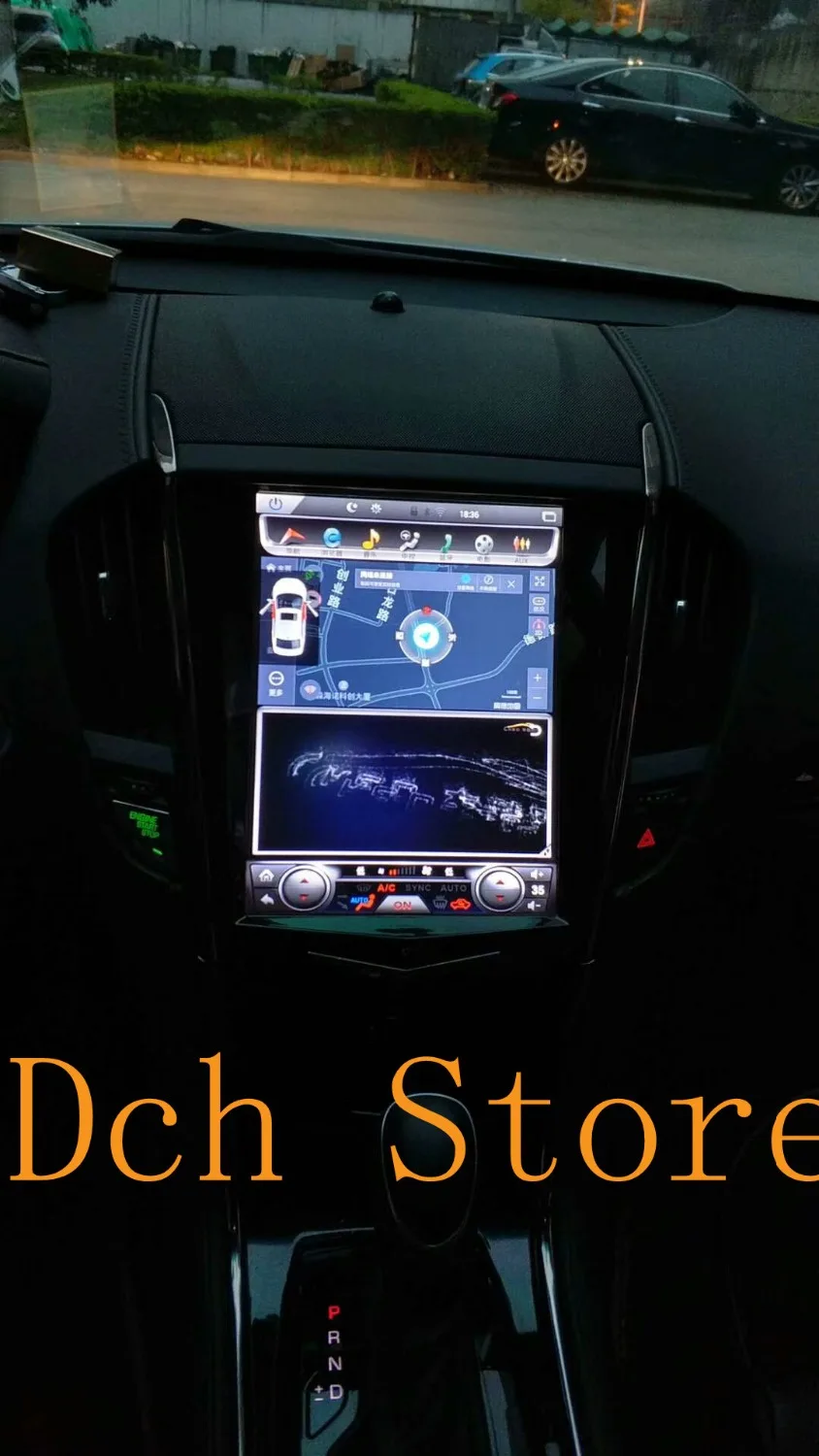 10 4 дюймовый вертикальный экран Tesla Style Android 9 0 автомобильный DVD плеер GPS для Cadillac ATS