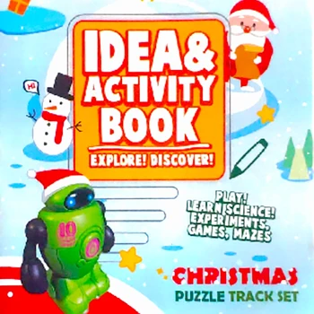 

12 PCS Puzzle Novelty Toy HeLIC Max Draw Line Scribing Robot Christmas Theme With Children's Toys Christmas Gifts