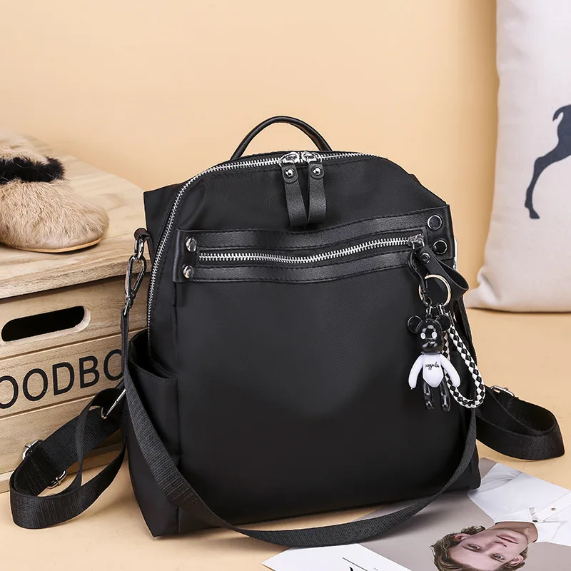 

Backpack Women's 2018 New Style Fashion Oxford Cloth Waterproof Rucksack Women's Korean-style Fashion College Style Multi-functi