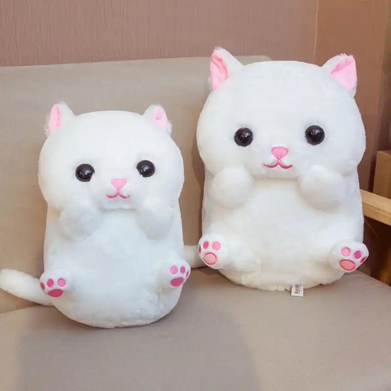 32/40 センチメートルかわいい脂肪猫ぬいぐるみぬいぐるみかわいい猫 