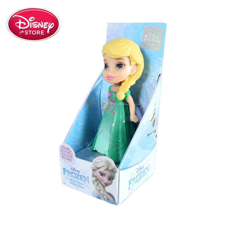 Disney платье принцессы «Холодное сердце» 2 фигурка Анна Эльза, Белль София «Ариэль» карнавальные костюмы Белоснежки, Золушки Рапунцель Фигурки игрушки Рождественский подарок - Цвет: elsa