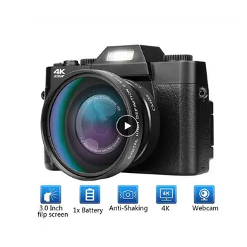4K Digital Camera Video Vlogging Camcorder for YouTube WIFI Portable Handheld 16X Digital Zoom 30MP HD Nightvision Selfie Camera 1