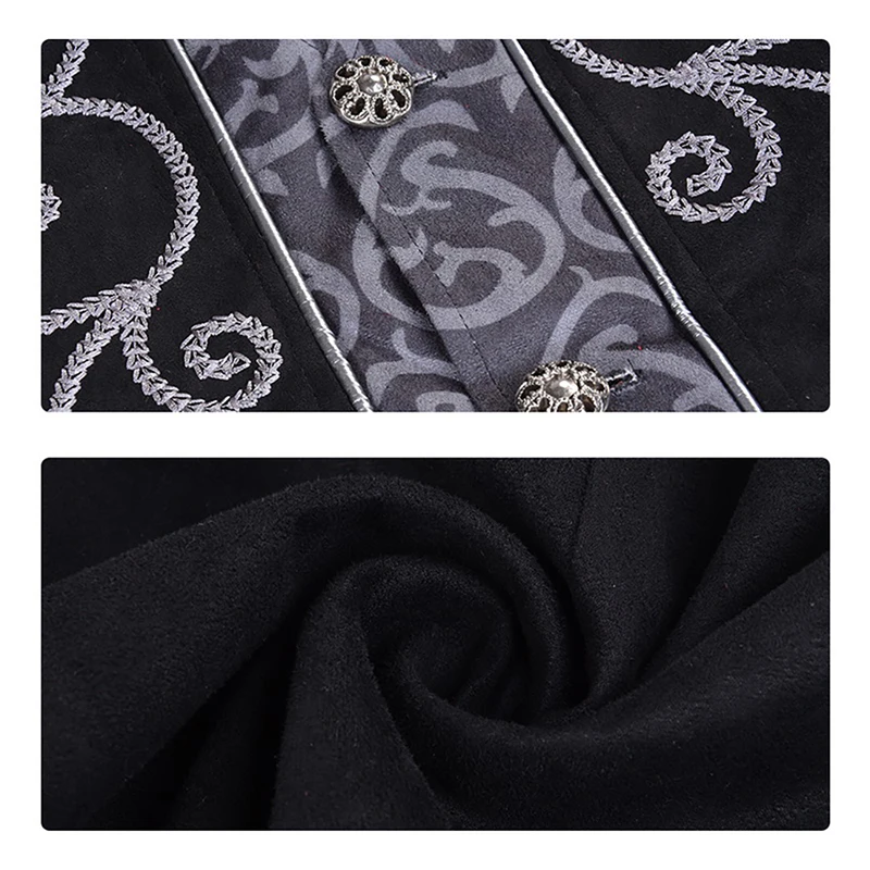 2019Hot Sale Men Vintage Luxury Steampunk Coats Retro Mens Gothic Punk Style Costume For Party Tailcoat Men Outwear Tuxedo Coats