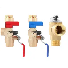1 в I сервисный клапан 3/4 дюймов ips изолятор проточный водонагреватель сервисный клапан комплект с чистой латунной конструкцией