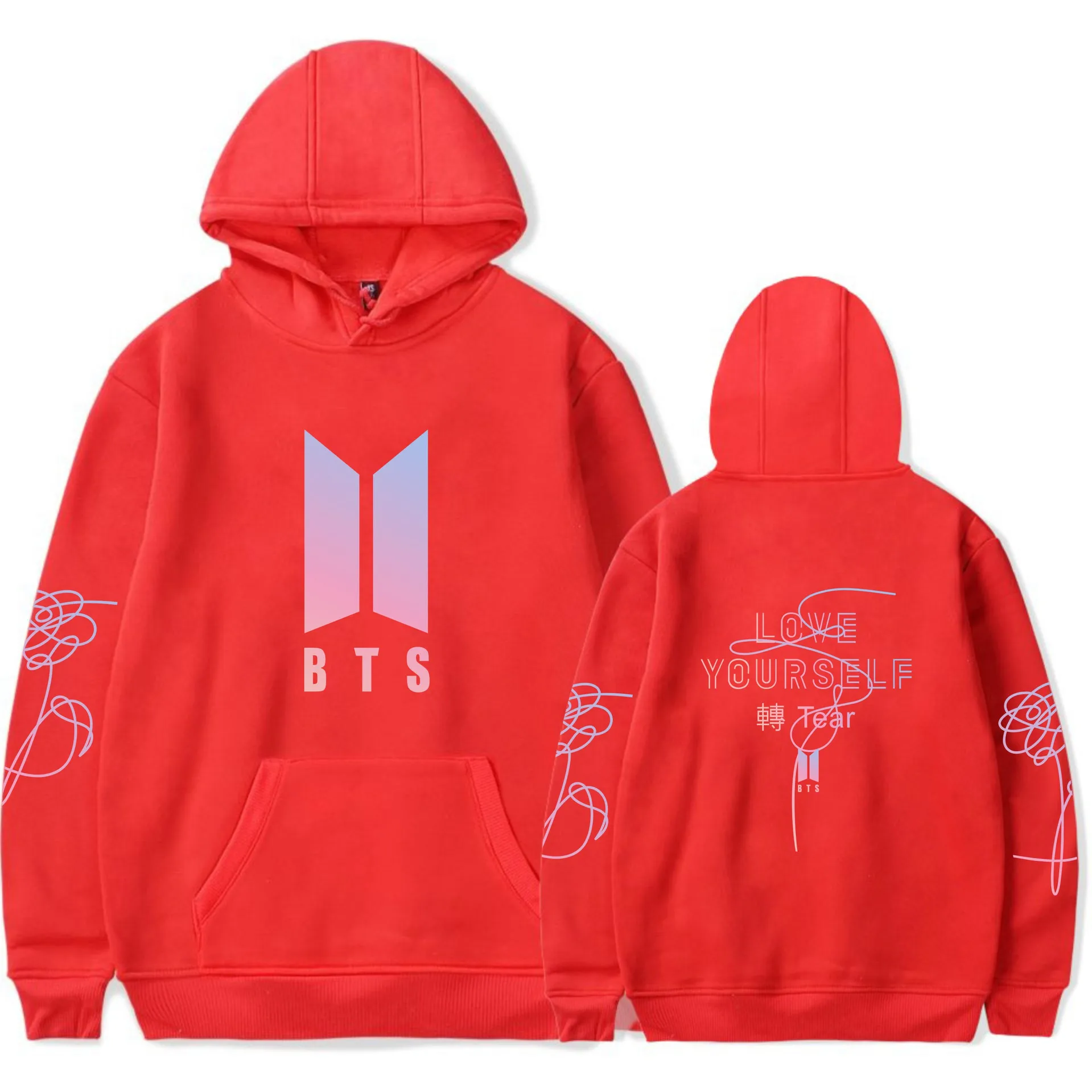 Стиль bts love Yourself альбом пуленепробиваемый свитер с капюшоном для мальчиков должен помочь одежда для подростков зима