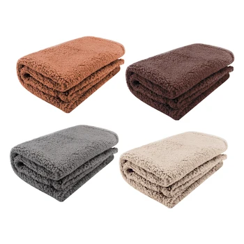 

Fluffy Soft Pet Blanket Cushion Solid Small Animals Dogs Cats Throw For Bed Sofa Portable Double Sided Sleeping Winter Warm
