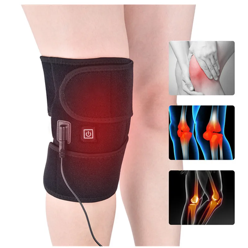 Регулируемый температурный USB Электрический коленный массажер нагрев